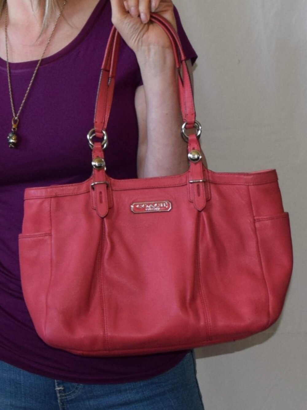 Coach Pink Tote